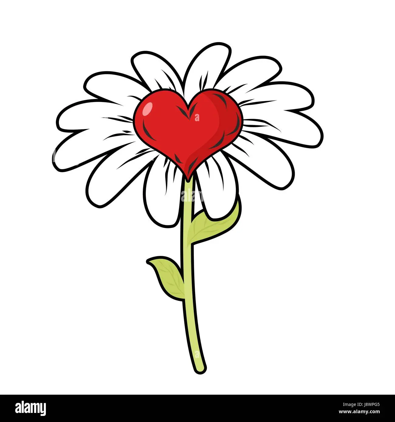 corazon y una flor - Qué son los corazones en flor